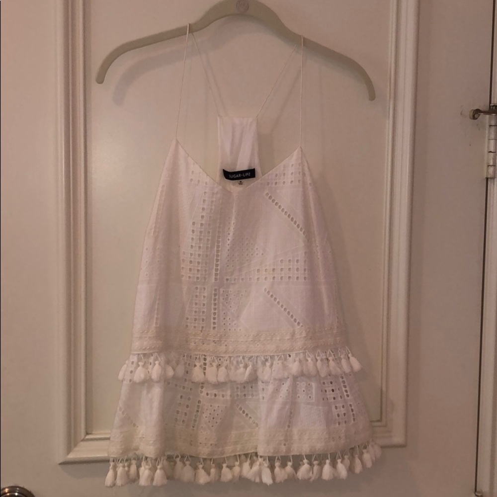 Embroidered Top with Trim